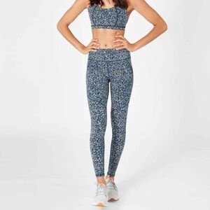 Sweaty Betty Power Leggings in Blue Hexagon S